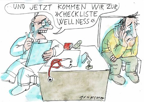 Cartoon: Wellness (medium) by Jan Tomaschoff tagged depression,empathie,depression,empathie