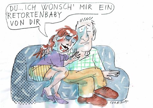 Cartoon: Wunsch (medium) by Jan Tomaschoff tagged kinderwunsch,erotik,kinderwunsch,sex,erotik