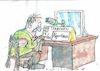 Cartoon: Algoritmus (small) by Jan Tomaschoff tagged digitalisierung,jobs