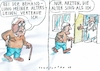Cartoon: Altersleiden (small) by Jan Tomaschoff tagged gesundheit,ärzte,mangel,alter