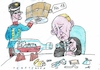 Cartoon: Bastler (small) by Jan Tomaschoff tagged putin,russland,sanktion,schattenflotte