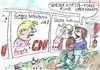 Cartoon: befristeter Job (small) by Jan Tomaschoff tagged zeitjobs,merkel,kanzlerfrage
