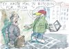 Cartoon: Bitcoin (small) by Jan Tomaschoff tagged geld,währunf,bitcoin