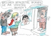 Cartoon: Denkzettel (small) by Jan Tomaschoff tagged parteien,wagenknecht,afd