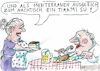 Cartoon: Diät (small) by Jan Tomaschoff tagged mediterrane,diät