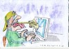 Cartoon: Dr. Google (small) by Jan Tomaschoff tagged gesundheit,internet,hypochondrie