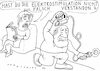 Cartoon: Elektorstimulation (small) by Jan Tomaschoff tagged gehirn,hirnstimulation,neurologie
