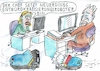 Cartoon: Entbürokratisierung (small) by Jan Tomaschoff tagged bürokratie,papier,akten