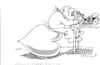 Cartoon: Frohen Herzens genießen... (small) by Jan Tomaschoff tagged übergewicht,ernährung,herzkrankheiten