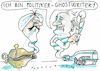 Cartoon: Ghost (small) by Jan Tomaschoff tagged politiker,bücher,plagiate