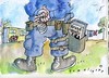 Cartoon: Grundbewaffnung (small) by Jan Tomaschoff tagged demokratie,verfassung,migration