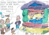 Cartoon: Hüpfburg (small) by Jan Tomaschoff tagged wohnungsnot,wohnungsbau,ministerialbürokratie