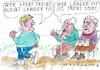 Cartoon: Kausalität (small) by Jan Tomaschoff tagged gesundheit,sport,alter