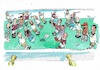 Cartoon: Kicker (small) by Jan Tomaschoff tagged fussball,hooligans