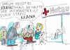 Cartoon: krank (small) by Jan Tomaschoff tagged gesundheit,krankenhaus,stress,burnout