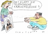 Cartoon: Krankmeldung (small) by Jan Tomaschoff tagged gesundheit,krankmeldung,ärzte