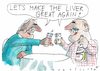 Cartoon: Leber (small) by Jan Tomaschoff tagged alkohol,leber