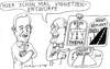 Cartoon: Maut (small) by Jan Tomaschoff tagged ramsauer,verkehsrminister,pkw,maut,vignetten