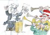 Cartoon: Musik (small) by Jan Tomaschoff tagged fussball,musik,fans