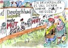 Cartoon: Mut (small) by Jan Tomaschoff tagged maut,finanzen
