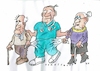 Cartoon: Pflege (small) by Jan Tomaschoff tagged pflege,pflegeversicherung,gesundheit,alter,geld