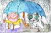 Cartoon: rain (small) by Jan Tomaschoff tagged no