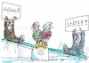 Cartoon: Rentenb (small) by Jan Tomaschoff tagged renten,demografie
