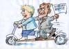 Cartoon: Schuldenbremse (small) by Jan Tomaschoff tagged schuldenbremse,sarkozy,merkel