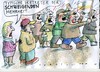 Cartoon: schweigende Mehrheit (small) by Jan Tomaschoff tagged populisten,intoleranz
