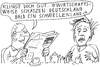 Cartoon: Schwellenland (small) by Jan Tomaschoff tagged deutschland,schwellenland