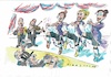 Cartoon: Show (small) by Jan Tomaschoff tagged fussball,show