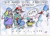 Cartoon: social freezing (small) by Jan Tomaschoff tagged familienplanung,kinder