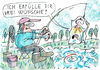 Cartoon: Wunderfisch Wundertüte (small) by Jan Tomaschoff tagged umwelt,abfall