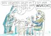 Cartoon: Wurst (small) by Jan Tomaschoff tagged ernäherung,veganer