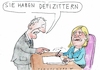 Cartoon: Zittern (small) by Jan Tomaschoff tagged gesundheit,kosten,defizit,reiche