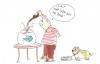 Cartoon: Kein Hundeleben (small) by nele andresen tagged hund,fisch,wein,wasser