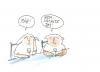 Cartoon: Wem sachste das! (small) by nele andresen tagged bar,schafe,thekengespräch