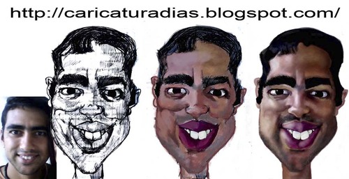 Cartoon: Caricatura freela (medium) by MRDias tagged caricature,cartoon