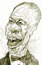 Cartoon: Morgan Freeman (small) by MRDias tagged caricature