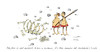 Cartoon: remains (small) by draganm tagged remains,lunch,stone,age