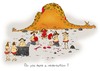 Cartoon: reservation (small) by draganm tagged reservation,restoran,stone,age