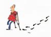 Cartoon: traces (small) by draganm tagged traces