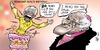 Cartoon: Desmond Tutu (small) by Damien Glez tagged desmond,tutu,nelson,mandela
