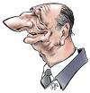 Cartoon: Jaques Chirac (small) by Damien Glez tagged jaques,chirace,france