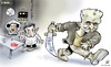 Cartoon: Libya (small) by Damien Glez tagged gaddafi,libya,kadhafi,charia