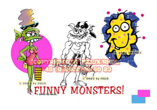 Cartoon: Funny Monsters Layouts (medium) by FeliXfromAC tagged monster,mutants,layout,frau,mann,man,woman,felix,alias,reinhard,horst,horror,aachen,design,line,comic,cartoon,love,