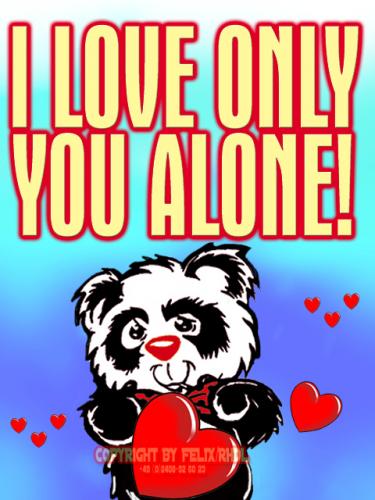 Cartoon: Happy Valentine (medium) by FeliXfromAC tagged valentins,tag,felix,alias,reinhard,horst,bär,bear,love,liebe,herz,herzen,heart,hearts,aachen,design,line,comic,cartoon,grüße,greetings,
