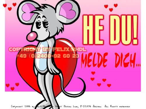 Cartoon: Maus Toon Mobile Services (medium) by FeliXfromAC tagged nice,animals,tiere,tier,logos,sympathiefiguren,mascots,wallpapers,characters,characterdesign,figuren,hey,melde,dich,whimsical,felix,alias,design,line,maus,mouse,red,love,herzen,beziehung,
