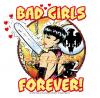 Cartoon: Bad Girls Forever! (small) by FeliXfromAC tagged frau devil teufel stockart comic comic cartoon character sex woman bunny leather detective felix alias reinhard horst pin up erotic sex sexy girl bad girl kettensäge chainsaw hund dog reinhard horst design line felix pin up girls 