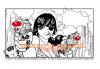 Cartoon: MANGA Illustration (small) by FeliXfromAC tagged manga gun crazy action frau girl cat katze woman felix alias reinhard horst bikini design line aachen comic comix 